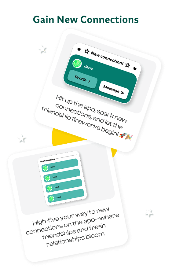 LoveAbility Connections and matching onboarding board